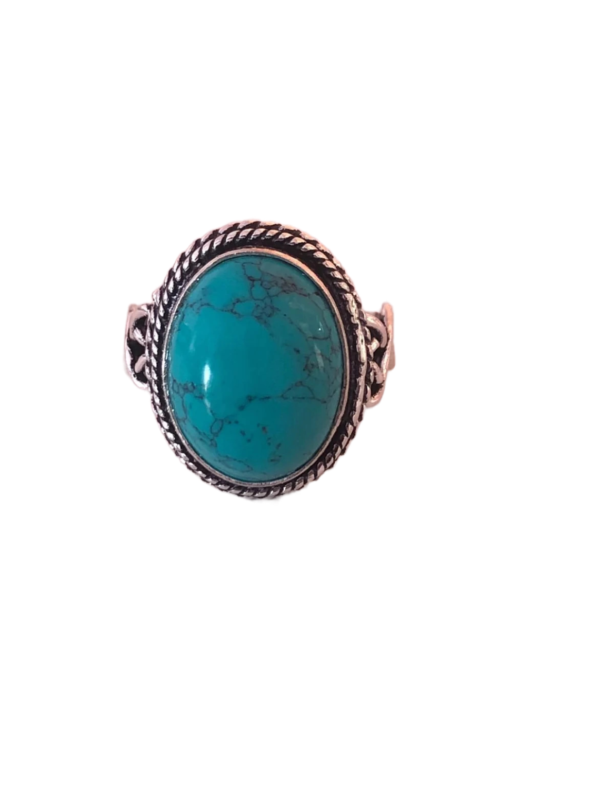 925 Sterling Silver Turquoise Ring – Timeless Gift for Her”