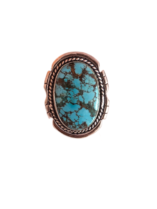 925 Silver Turquoise Ring -Elegant Jewelry